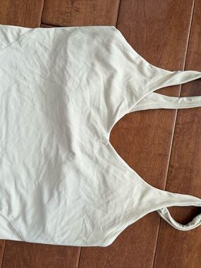 Lululemon align Tank Size 8 Cream Tank Top no bra pads